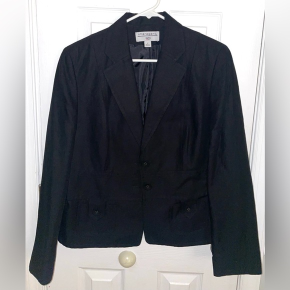 Sharagano Jackets & Blazers - Sharagano Black Blazer size 12